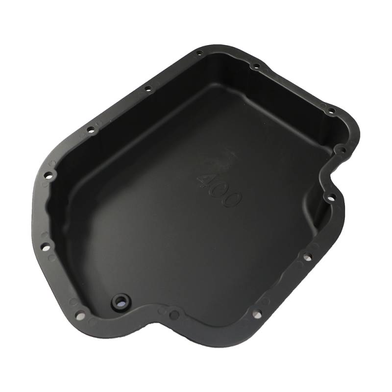 GM Chevy Turbo 400 Black Aluminum Transmission Pan Kit Gasket Bolts TH400