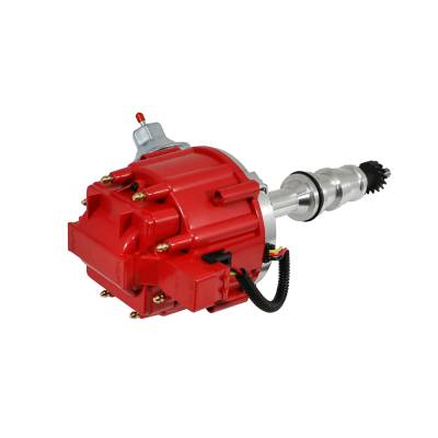Assault Racing Products - Ford BBF FE V8 65K One Wire HEI Distributor 352 360 390 406 427 428 Red Cap