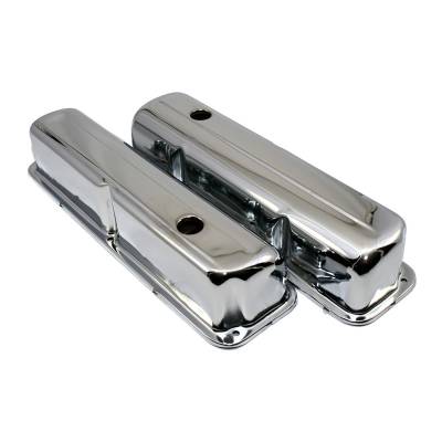 Assault Racing Products - 1957-1976 Ford FE Chrome Plated Valve Covers - 352 390 406 427 428 Big Block