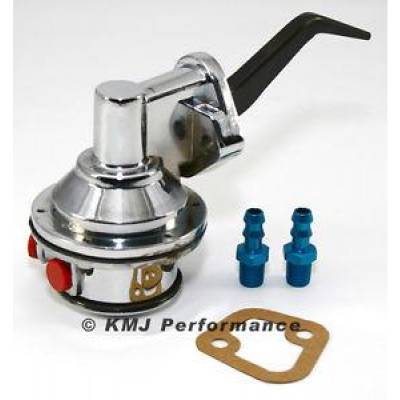 KMJ Performance Parts - Small Block Ford Mechanical Fuel Pump 80GPH w/ Fittings - 260 289 302 351W SBF