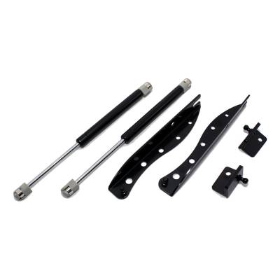 Ford Mustang 1979-1993 Chrome Steel Hood Gas Struts Damper Lift Kit Set of 2