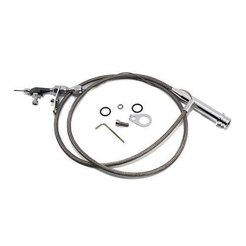 Chevy/GM 4L60 Transmission Stainless Steel Braided Kickdown Cable Kit