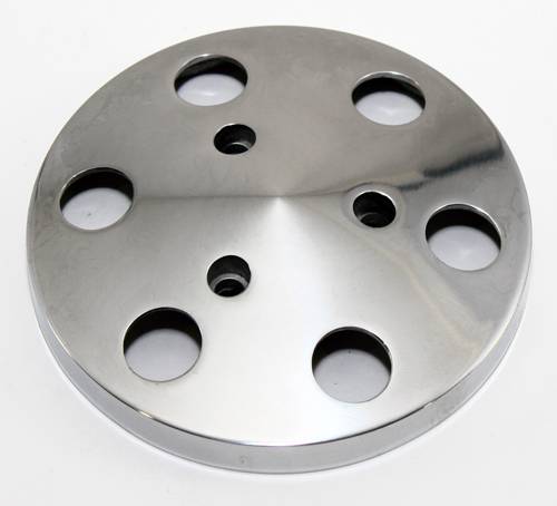 Plolished Aluminum Sanden 508 Style A//C Air Compressor Clutch Cover Faceplate