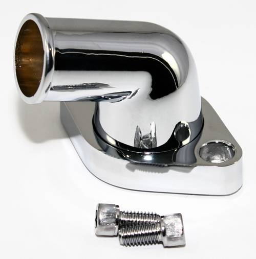 Car & Truck Parts Polished Thermostat Housing 15° Swivel Water Neck Fit