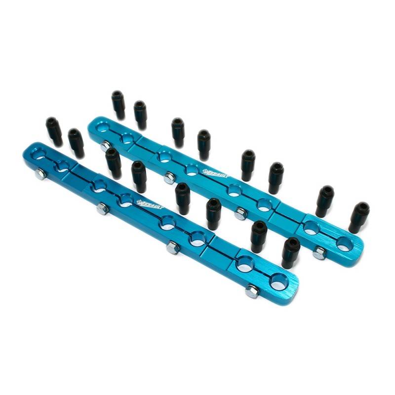 Small Block Ford 289 302 351W Billet Aluminum Stud Girdle Kit w/ 3/8