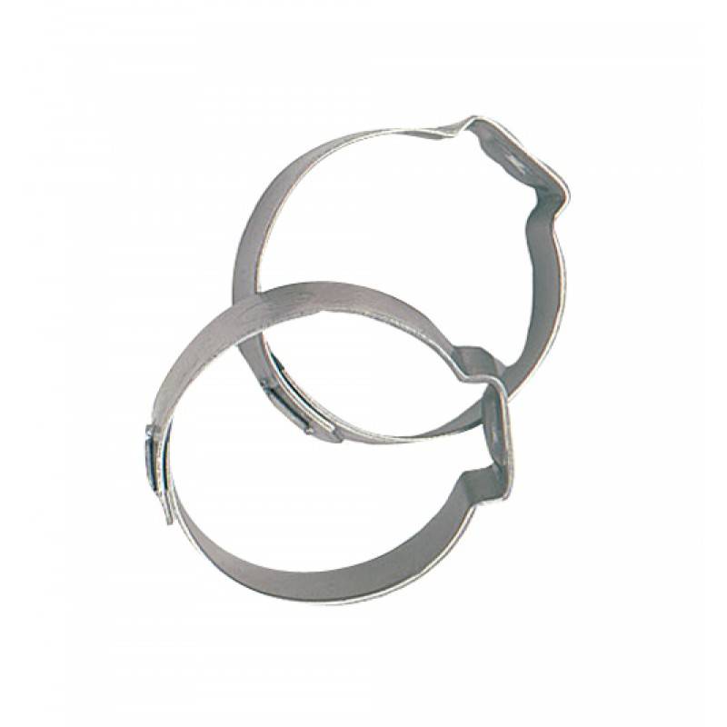Fragola 999154 4 AN Push Lock Hose Fitting Clamp – Pair – Steel Finish For IMCA USRA Racing