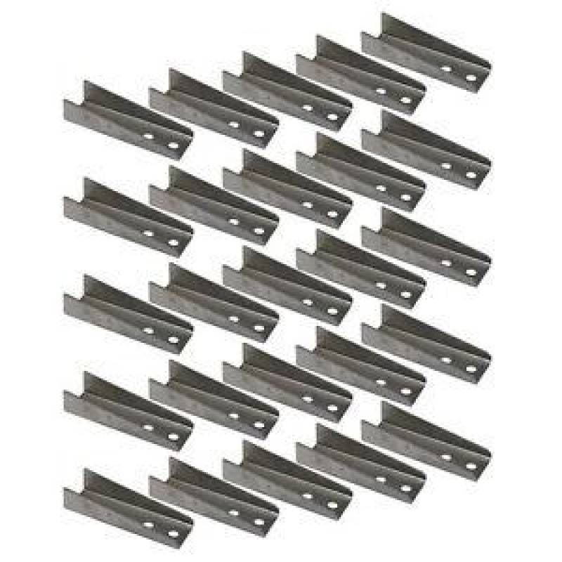 25 Pack Chassis Mounting Tabs 43/4"; Long Fuel Cell Bracket .085