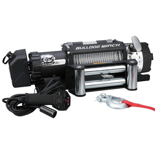 Bulldog Winch 10039 12K Trailer Winch with Wire Rope
