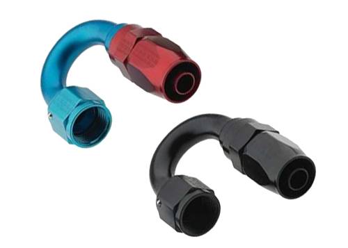 RE-USEABLE PRO-FLOW HOSE ENDS - 180 Degree Fittings 