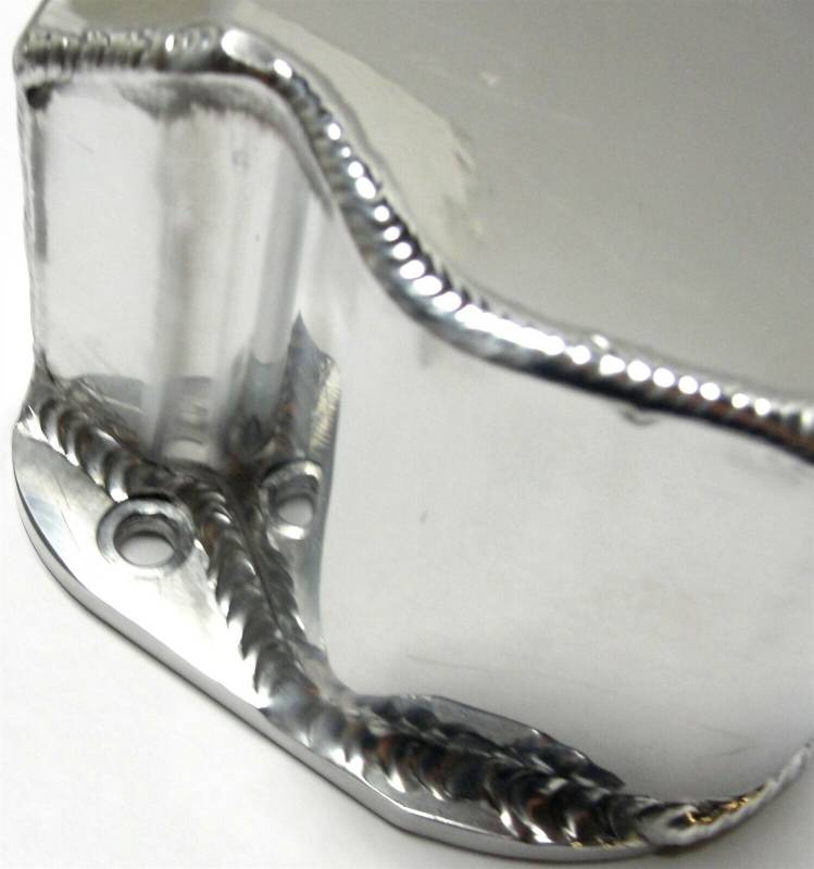 Polished Ford 289 302 351W Fabricated Valve Covers No Hole Short Bolt SBF