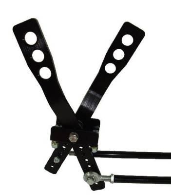 Assault Racing Products - Aluminum Racing Shifters Black 2 Lever Shifter