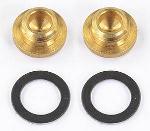 Holley - Holley Brass Bowl Plugs-2 Plugs/2 Gaskets