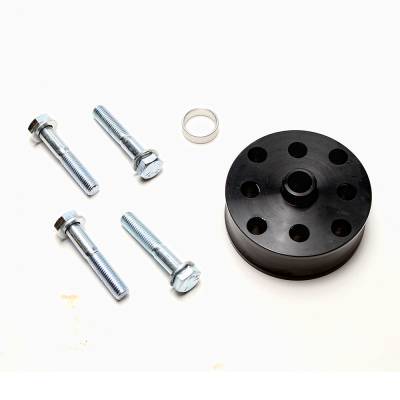 Assault Racing Products - ARC 18100 1" Billet Black Aluminum Universal Fan Spacer - Ford/Chevy Stock Car Modified