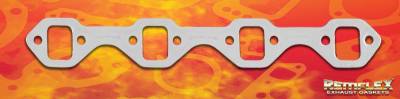 Remflex Exhaust Gaskets - Remflex Exhaust Gaskets Ford 302-351W 1-1/8 x 1-1/2 square port  Ford, 302ci ('81-'95), 351ci ('69-'97) Windsor, 2/Set