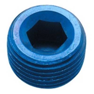 Fragola - Blue 1/4" NPT Pipe Plug