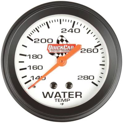 Quick Car - QuickCar 611-6006 Analog 2-5/8" Replacement Water Temperature Gauge 140-280*