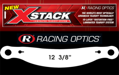 Racing Optics Inc - Racing Optics XStack 10205C 12-3/8" Button Center-Bell Tear Offs