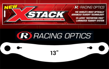 Racing Optics Inc - Racing Optics XStack 10210C 13" Button Center-Simpson Venator -1 Sleeve of 30