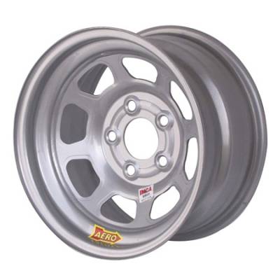 Aero Race Wheels - Aero Wheels 52-085020 Silver 15" x 8" - 5 x 5" Pattern - 2" Back Spacing