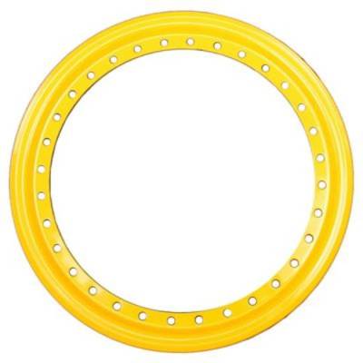 Aero Race Wheels - Yellow Aero Beadlock Ring