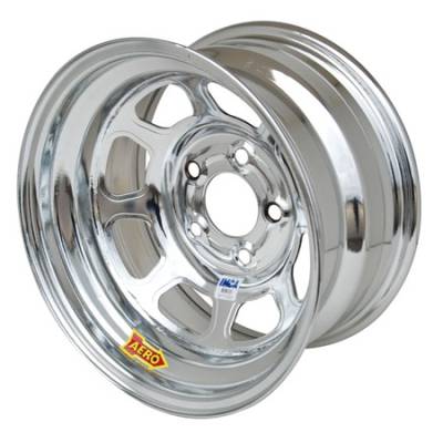 Aero Race Wheels - Aero Wheels 52-285030 Chrome 15" x 8" - 5 x 5" Pattern - 3" Back Spacing