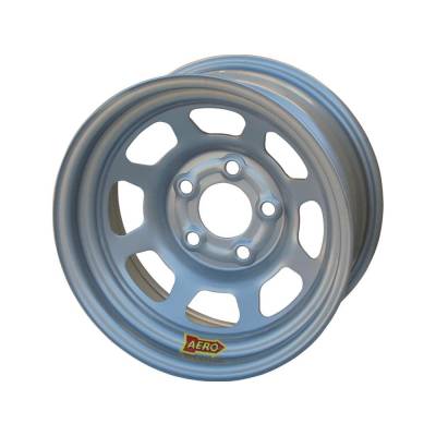 Aero Race Wheels - Aero Wheels 50-074735 Silver 15" x 7" - 5 x 4.75" Pattern - 3.5" Back Spacing