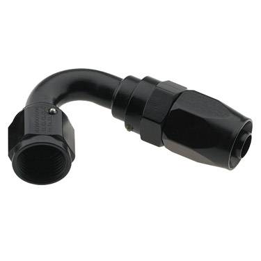 Fragola - -12 Black Aluminum Push-On 120 Degree Fitting