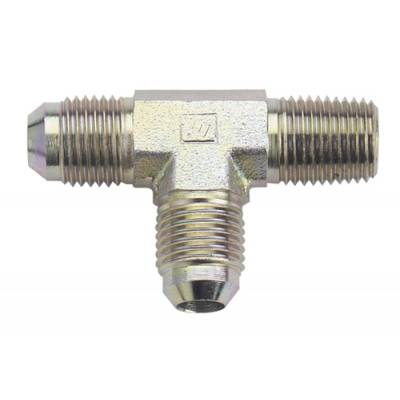 Fragola - Fragola 582604 4 AN Steel Tee Fitting 1/8 NPT Male On Run IMCA USRA NHRA