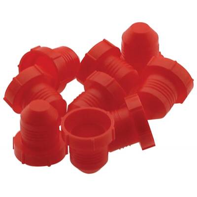 Fragola - Fragola 900900 3 AN Plastic Hose Fitting Dust Plug - 10Pk IMCA USRA NHRA