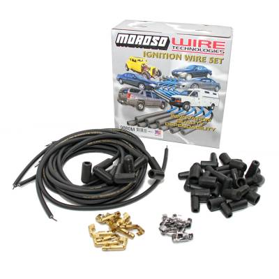 Moroso - Moroso 9880M Mag-Tune Universal Unassembled Spark Plug Wires HEI Male 90 Degree