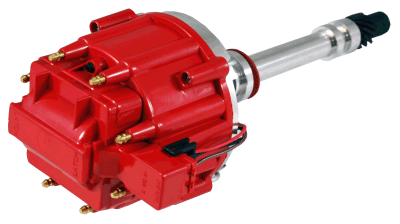 SBC BBC Chevy 3HP Mini Starter Red - Dual Inline 153 168 Tooth 305