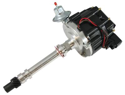 Assault Racing Products - Assault Racing SBC BBC Chevy V8 305 350 396 454 Black Cap HEI Distributor 65kv