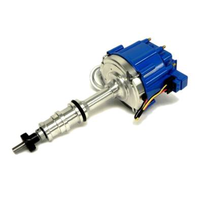 Assault Racing Products - Ford BBF FE V8 65K One Wire HEI Distributor 352 360 390 406 427 428 Blue Cap