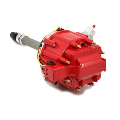 Assault Racing Products - Chevy Big & Small Block 350 454 HEI Distributor 65K Coil Red Cap w/ Tach Drive