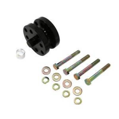 Assault Racing Products - 1.25" Billet Black Aluminum Universal Fan Spacer - Ford/Chevy Stock Car Modified