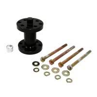 Assault Racing Products - 3.5" Billet Black Aluminum Universal Fan Spacer - Ford/Chevy Stock Car Modified