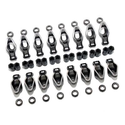 Assault Racing Products - SBC Small Block 305 350 400 Chevy Roller Tip Rocker Arms 1.5 Ratio 3/8 Polylocks