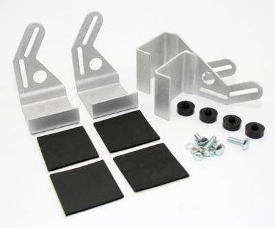 Assault Racing Products - 12" or 16" Cooling Fan Mounting Bracket Kit For 19" Tall Crossflow Radiator