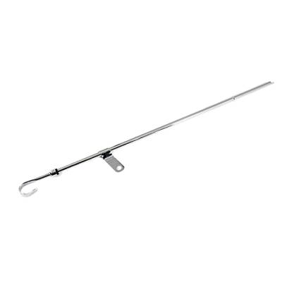 Assault Racing Products - BBC 21" Long Chrome Engine Oil Dipstick Tube Big Block Chevy 396 427 454 65-90