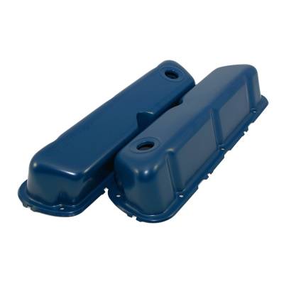 Assault Racing Products - 62-85 SBF Ford Dark Blue Steel Valve Covers - Small Block 260 289 302 351W