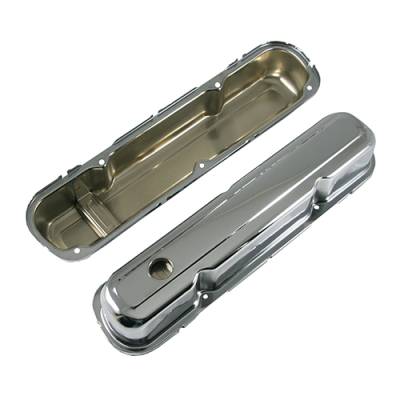 Assault Racing Products - Small Block Mopar Chrome Valve Covers - 273 318 340 360 Dodge Plymouth Chrysler