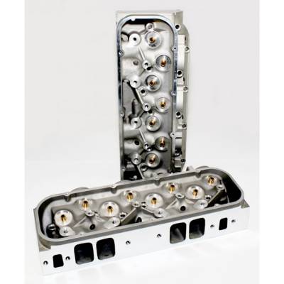 Assault Racing Products - PAIR of BARE Big Block Chevy BBC 454 Rectangle Port  Aluminum Cylinder Heads 124cc 330cc