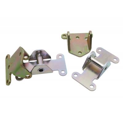 KMJ Performance Parts - SBC Small Block Chevy Solid Engine Motor Mount Set 327 350 400 Off Road Racing