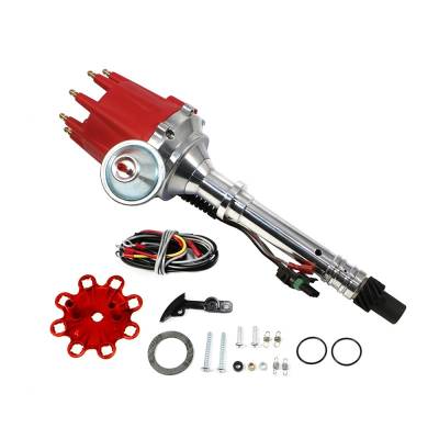 KMJ Performance Parts - Pro-Billet SBC BBC Chevy 350 400 427 454 Distributor Ready to Run Small Cap