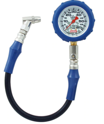 Quick Car - 60 PSI Glow in the Dark Tire Pressure Gauge QUI 56-062