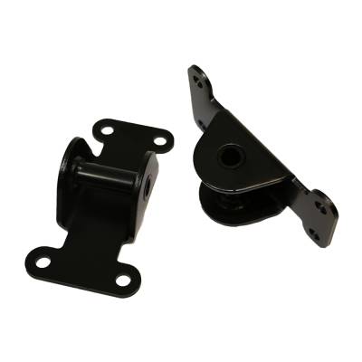 Assault Racing Products - SBC Small Block Chevy Solid Black Engine Frame Mount Set 327 350 400 Off Road Racing