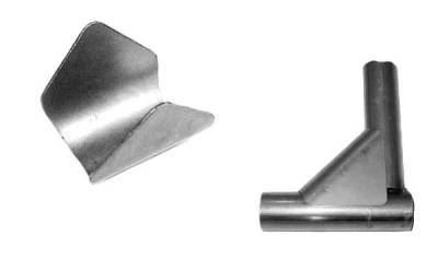A & A Manufacturing - AA-315-A Saddle Gusset, Fits 1 1/2" Tubing, 1/16" Steel, 2 1/16" long, 1 11/16" tall, 1 1/2" wide