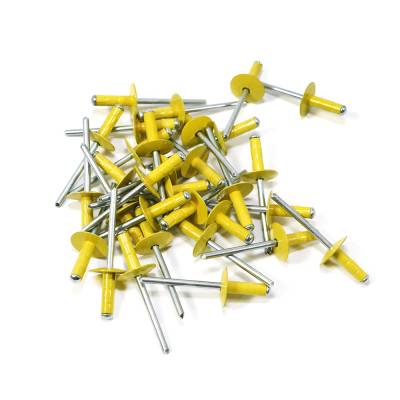 Assault Racing Products - Assault Racing Products MULTI-GRIP LARGE HEAD Rivets - Yellow