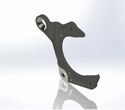 Speedway Motors  - 3 piece 1979-Up GM Metric Midsize Spindle Caliper Bracket - Right Side