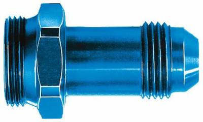- Blue 3 Long Fragola Aluminum Holley Carburetor Adapter -6 AN x 7/8-20 